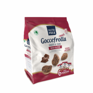 GOCCEFROLLA Snack - Gustare Clasica cu Cacao fara Gluten - 240Gr