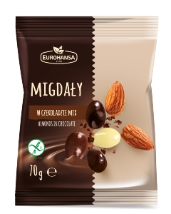 Migdale in Mix de ciocolata 70g