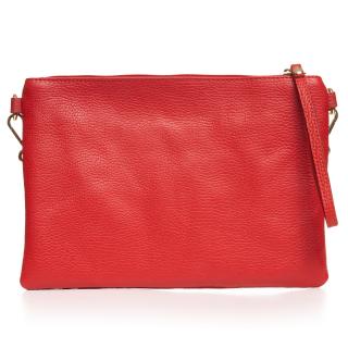 Geanta plic crossbody rosie, din piele naturala