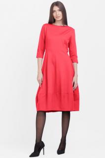 Rochie lalea din jerseu de bumbac, roz intens