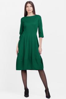 Rochie lalea din jerseu de vascoza, verde