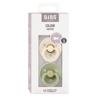 2 Pack Bibs Colour Cherry Ivory   Sage 3 (18 +)