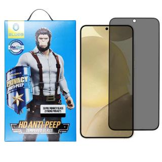 Folie de sticla Blueo Privacy pentru Samsung S25 Plus, Protectie oleofobica, Slim, Full Glue