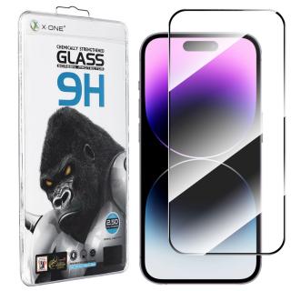 Folie de sticla X-One pentru iPhone 16 Pro Max din sticla securizata, Protectie oleofobica, Full Glue, 2.5D