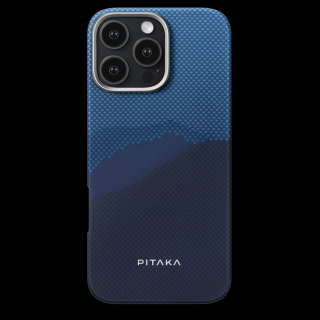 Husa MagEZ 5 Starpeak Over the horzion, Aramida iPhone 16 Pro Max, Albastru, MagSafe, Ultra Slim