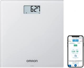 Omron HN300T2 Intelli IT - Cantar pentru monitorizarea greutatii cu functie de transfer date in aplicatia Omron Connect, poate fi asociat cu 2 dispozitive inteligente
