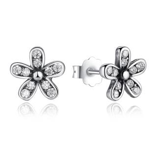 Cercei din argint Flower Studs