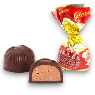 Bomboane Bucuria  Gloria praline Migdale si Alune 250 gr