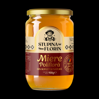 Miere naturala poliflora Stupina lui Nea Florin, 900g