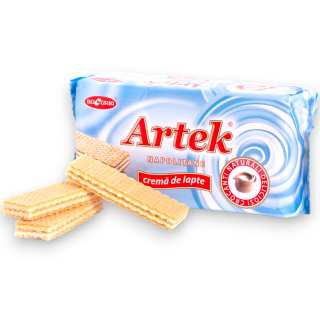 Napolitane Artek crema de lapte 160gr