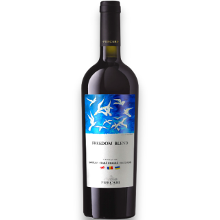 Vin rosu sec FREEDOM BLEND Rara Neagra, Bastardo, Saperavi - Limited edition 0.75 l