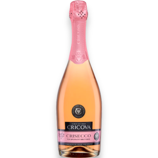 Vin Spumant Rose Cricova Crisecco Brut, 0.75l