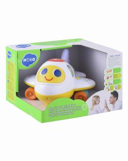 Avion jucarie interactiv cu sunete si lumini