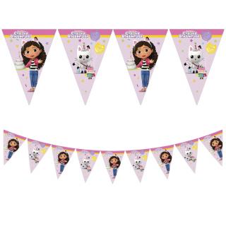 Banner litere Happy Birthday Gabby s Dollhouse 230 cm