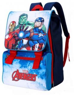 Ghiozdan ergonomic 16.5   inch Avengers pentru scoala