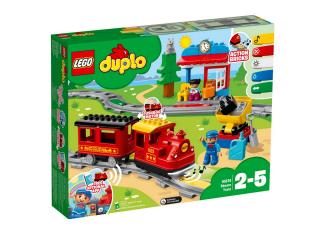 LEGO DUPLO - Tren cu aburi 10874, 59 piese