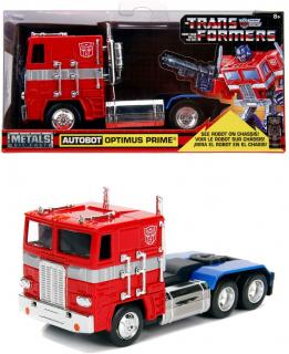 Masinuta metalica Transformers G1 Optimus Prime scara 1 la 32