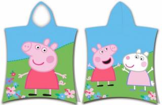 Prosop de plaja tip poncho Peppa Pig 50 115 cm