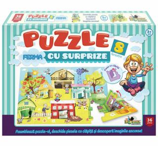 Puzzle Noriel - Ferma Cu Surprize, 36 Piese