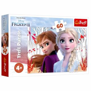 Puzzle Trefl Disney Frozen 2, 60 piese Anna si Elsa