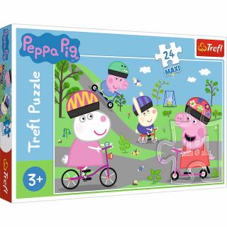 Puzzle Trefl maxi purcelusa Peppa Pig 24 piese