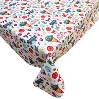 Fata de masa impermeabila Merry Christmas