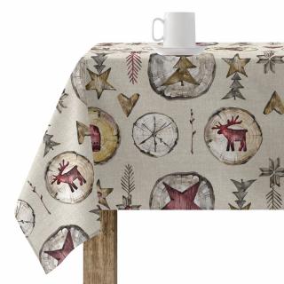 Fata de masa impermeabila Wooden Christmas