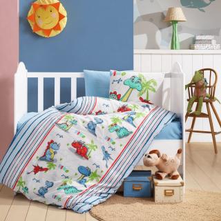 Lenjerie finet, bumbac 100%, Cotton Box, Dino