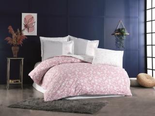 Lenjerie pat dublu, poplin, Hobby, Carmen - Dusty Rose