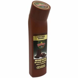 Crema de pantofi lichida Bright, maro, 75 ml