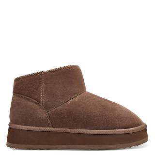 Ghete stil UGG MARCO TOZZI 2-26833-43-376, piele intoarsa, maro