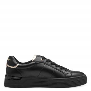 Pantofi casual-sport dama S Oliver  5-23603-42, piele ecologica, negri