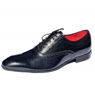 Pantofi eleganti barbatesti, din piele lac, Conhpol 6689