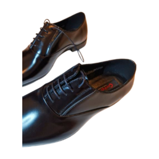 Pantofi eleganti barbati Conhpol  5546 , piele naturala, negri