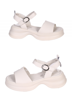 Sandale casual dama Daniele Gillardo 4AF-24169, piele naturala, bej
