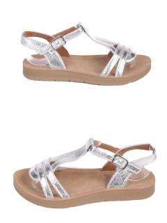 Sandale copii Giraffe 17F-24223,, piele ecologica, argintiu