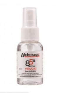 Alchosept Virucid Dezinfectant maini si tegumente 40 ml, avizat M.S.