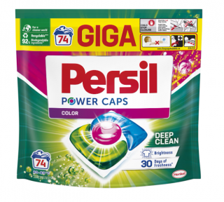 Detergent capsule Persil Power Caps Color, 74 spalari