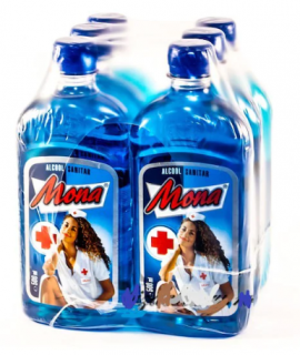 Pachet 6x Alcool sanitar Mona 500ml