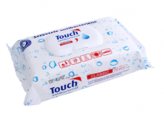 Servetele Umede Antibacteriene Touch - 70 buc