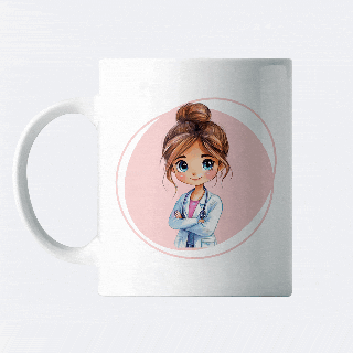 Cana pentru doamna doctor, personalizata cu Best Doctor