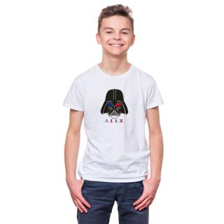 Tricou personalizat pentru copii, Darth Vader si nume
