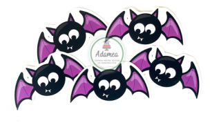 Set de 5 lilieci simpatici de halloween