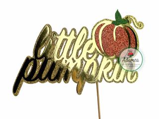 Topper de tort multistrat cu Little pumpkin