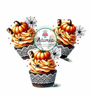 Topper tort Briosa cu dovlecel de Halloween