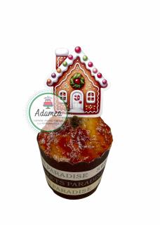 Topper tort cu figurina casuta tip turta dulce