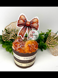 Topper tort cu fundita tip turta dulce