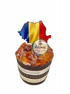Topper tort cu harta Romaniei