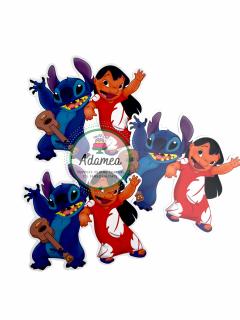 Topper tort cu Lilo si Stitch
