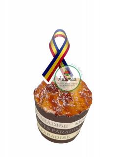 Topper tort cu panglica tricolor